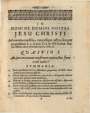 Quaestiones Difficiliores Ex Diversis Jvris Utriusq[ue] Et Feudalis Partibus Nec Non Bavariae Constitutiones Desumptae, Et Conformiter Ad Priores Resolvtae