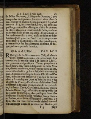 El Darien. Cap. LVII