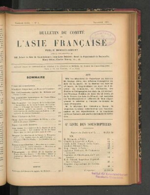 6e Liste des Souscripteurs.