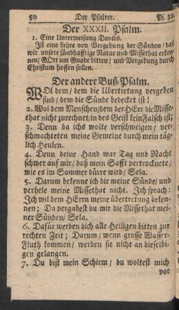Der andere Buß-Psalm
