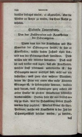 Siebende Unterredung.