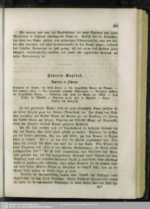 Zehntes Kapitel. Napoleon in Lithauen