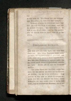 Fünfzehnter Abschnitt.