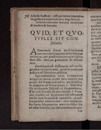 Qvid, et Qvotvplex sit consultatio