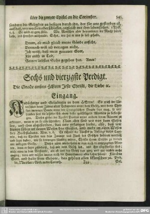 Sechs und vierzigste Predigt