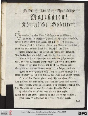 Kaiserlich-Königlich-Apostolische Majestäten