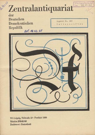 Nr. 987: Zeitschriften