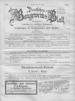 44. Jahrgang. Nr. 26.