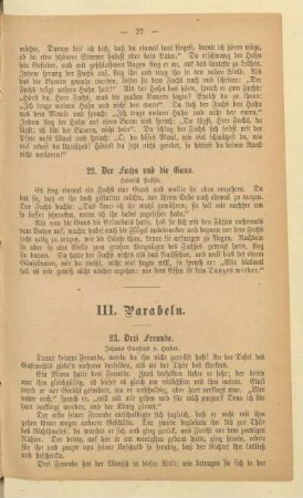 III. Parabeln.