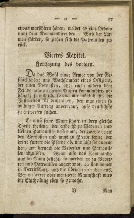 Viertes Kapitel. Fortsetzung des vorigen.