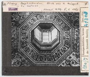 Florenz: Baptisterium, Blick aus der Kuppel in die Laterne