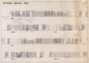 Schneider - Esleben, Paul; Rheine; Arbeitsamt - Ansicht