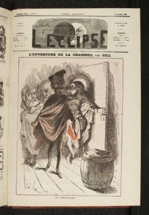 L'ouverture de la Chambre, par Gill