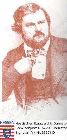 Vogt, Karl, Prof. Dr. phil. (1817-1895) / Porträt, Brustbild