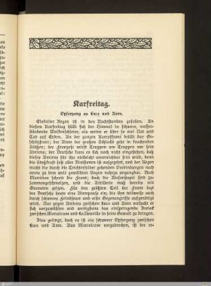 Opfergang an Luce und Avre