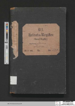 Heiratsregister Kliestow 1917-1922