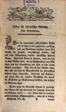 Allgemeine Bibliothek für das Schul- und Erziehungswesen in Teutschland. 7. 1779