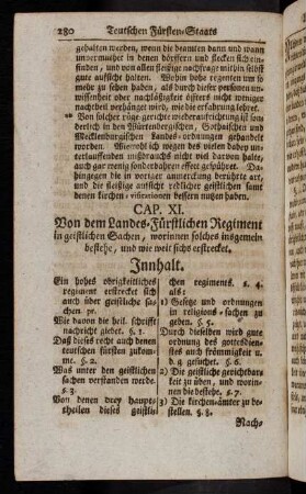 280-300, Cap. XI