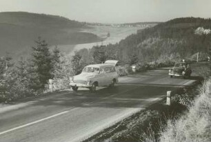 Thüringer Wald, Rennsteig, Autostraße