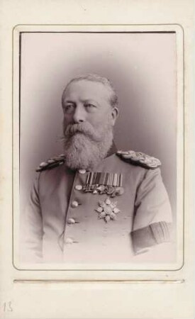 Brustbild von Großherzog Friedrich I. von Baden in Uniform