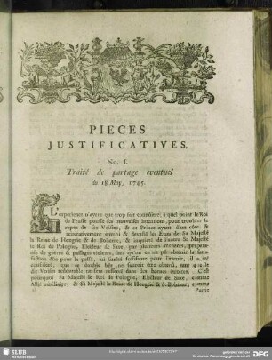 Pieces Justificatives