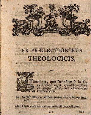 Theoremata ex theologia, nec non ex V. libris Decretalium Gregorii IX.