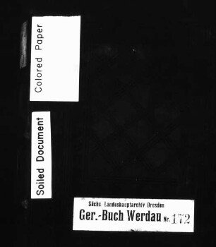 Gerichtshandelsbuch von Seelingstädt (bei Werdau)