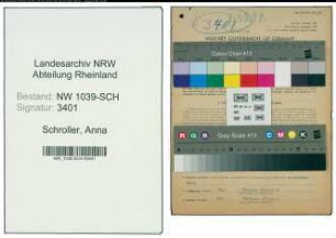Entnazifizierung Anna Schroller , geb. 21.06.1920 (Hilfsangestellte)