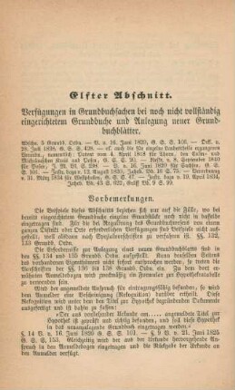 Elfter Abschnitt