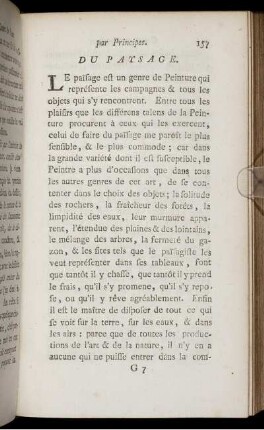 Du Paysage.