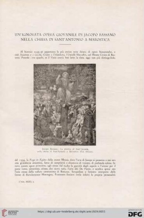 32: Un' ignorata opera giovanile di Jacopo Bassano nella Chiesa di Sant'Antonio a Marostica