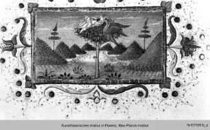 Fiore di Virtù : Buchseite mit Allegorie der Tugend: Liebe zu den Blutsverwandten