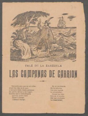 Valz de la zarzuela Las campanas de Carrión : 19. Jh.