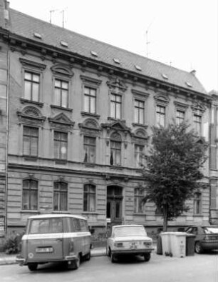 Görlitz-Altstadt, Augustastraße 5. Wohnhaus (1889). Straßenansicht