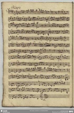 29. Graun, Johann Gottlieb, Sinfonien, GraunWV A:XII:1 <3. Allegro>