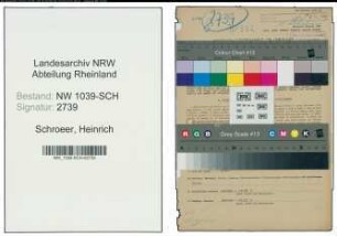 Entnazifizierung Heinrich Schroeer , geb. 07.05.1904 (Mechaniker)