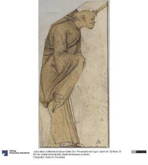 Kaffeeklecksalbum Seite 54a: "Phantastische Figur"