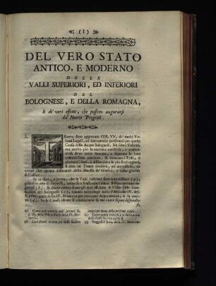 Del Vero Stato Antico e Moderno