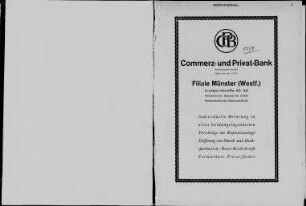 Adressbuch Stadt Münster 1938