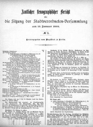 No. 3, 19. Januar 1888