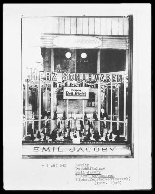 Geschäftshaus "Emil Jacoby" - Herz-Schuhwaren