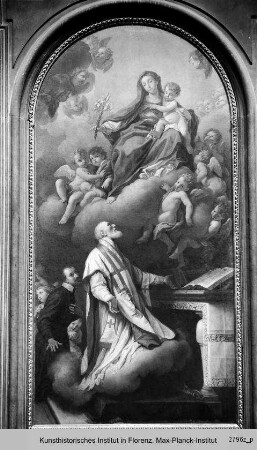 Dem heiligen Filippo Neri erscheint die Madonna
