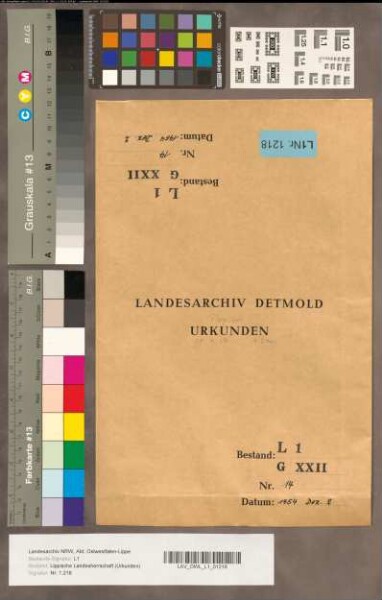Graf Claus von Tecklenburg gelobt auf Geheiß des Kölner Erzb. Dietrich, seines Herren und omen, auch namens seines Schwagers, Graf Gerd von Oldenburg und Delmenhorst, mit ihren neven und oemen, Bernhard und Simon z. Lippe, und Graf Otto von Holstein und Schaumburg vom 7. Dez. bis zum 1. Mai 1455 Frieden zu halten, und verspricht zudem, die gefangenen lipp. Mannen und Reisigen nach Lösegeldzahlung freizulassen (dach geven).