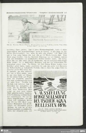 V. Ausstellung der Gesellschaft deutscher Aquarellisten