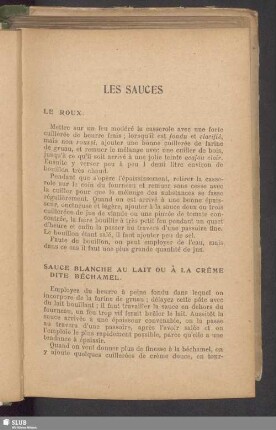 Les sauces