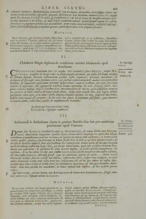 II. Chlodovei Magni diploma de conditione coenobii Mitiacensis apud Aurelianos.