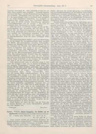 167-169 [Rezension] Soltau, Wilhelm, Unsere Evangelien, ihre Quellen und ihr Quellenwert, vom Standpunkt des Historikers aus betrachtet