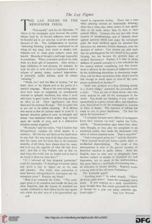 The lay figure on the newspaper press