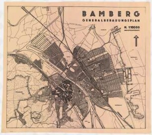 Bebauungsplan Bamberg: Zonen- und Verkehrsplan 1:10000