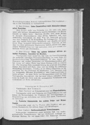 Sitzung am 10. Dezember 1907.